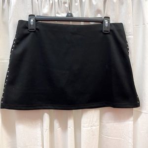 Black Skort w/ Rinestone sides